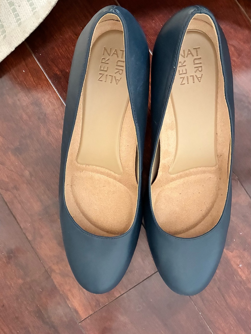 Naturalizer Dark Blue Comfort Ballet Flats